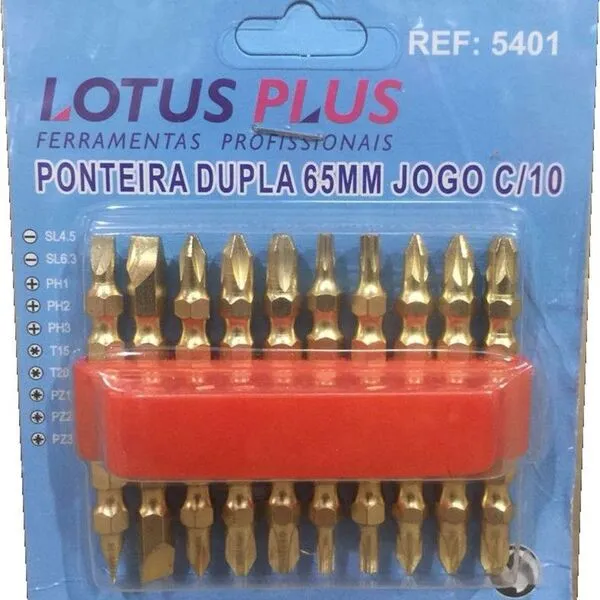 Imagem do produto JOGO PONTEIRA DUPLA 65MM C/10 S/IMA 5401 LOTUS