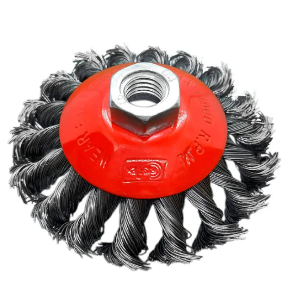 Imagem do produto ESCOVA ACO CONICA 100XM14 TRANCADA DISFLEX