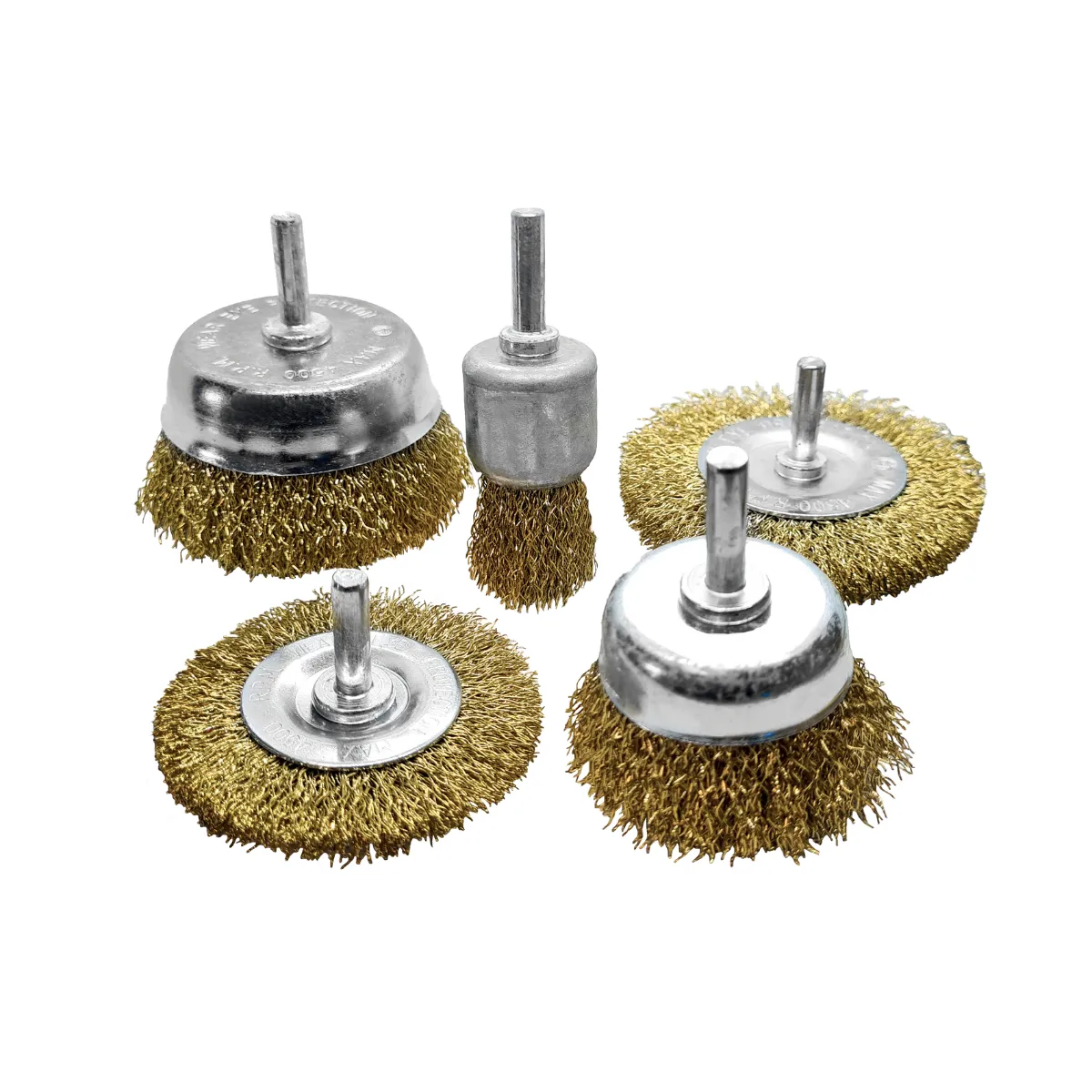 Imagem do produto JOGO ESCOVA ACO 5PC C/HASTE DISFLEX